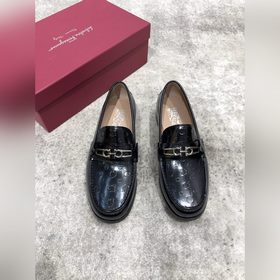 Ferragamo мужские кожаные туфли, верх из импортной кожи, открытый