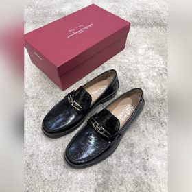 Ferragamo мужские кожаные туфли, верх из импортной кожи, открытый