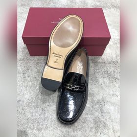 Ferragamo мужские кожаные туфли, верх из импортной кожи, открытый