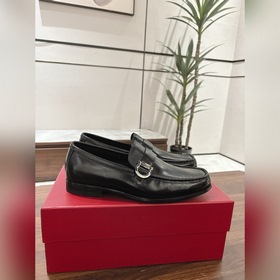 Ferragamo мужские кожаные туфли, высочайшее качество, верх из имп