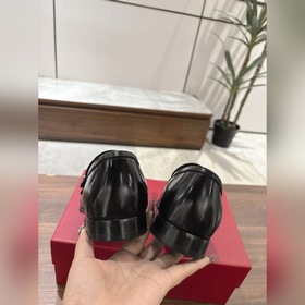 Ferragamo мужские кожаные туфли, высочайшее качество, верх из имп