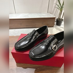 Ferragamo мужские кожаные туфли, высочайшее качество, верх из имп