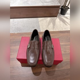 Ferragamo мужские кожаные туфли, высочайшее качество, верх из имп
