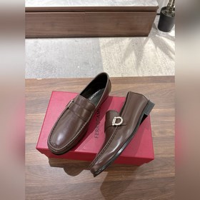 Ferragamo мужские кожаные туфли, высочайшее качество, верх из имп