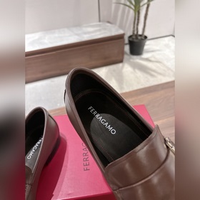Ferragamo мужские кожаные туфли, высочайшее качество, верх из имп
