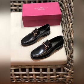 Ferragam* — Ferragamo Высокая версия, кожаная подошва, деловые и 