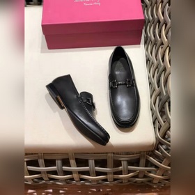 Ferragam* — Ferragamo Высокая версия, кожаная подошва, деловые и 