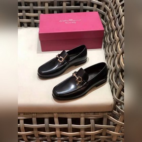 Ferragam* — Ferragamo Высокая версия, кожаная подошва, деловые и 
