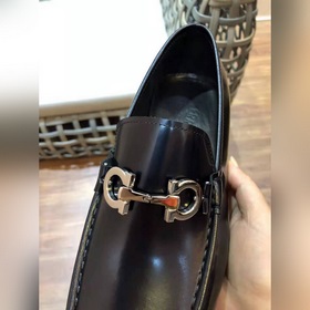 Ferragam* — Ferragamo Высокая версия, кожаная подошва, деловые и 