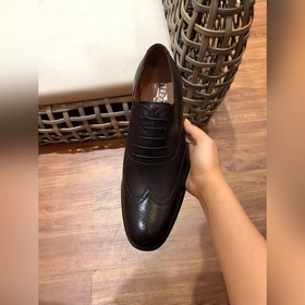 Ferragam* — Ferragamo Высокая версия, кожаная подошва, деловые и 