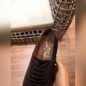 Ferragam* — Ferragamo Высокая версия, кожаная подошва, деловые и 