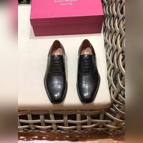 Ferragam* — Ferragamo Высокая версия, кожаная подошва, деловые и