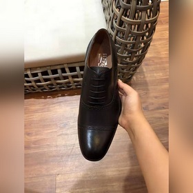 Ferragam* — Ferragamo Высокая версия, кожаная подошва, деловые и 