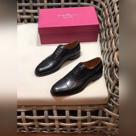 Ferragam* — Ferragamo Высокая версия, кожаная подошва, деловые и