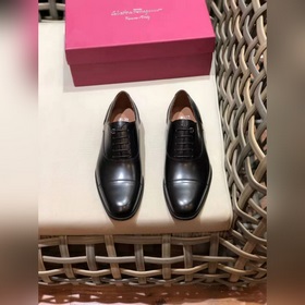 Ferragam* — Ferragamo Высокая версия, кожаная подошва, деловые и