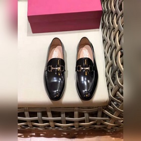 Ferragam* — Ferragamo Высокая версия, кожаная подошва, деловые и