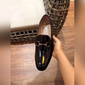 Ferragam* — Ferragamo Высокая версия, кожаная подошва, деловые и 