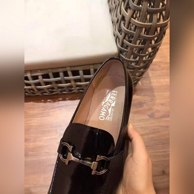 Ferragam* — Ferragamo Высокая версия, кожаная подошва, деловые и 