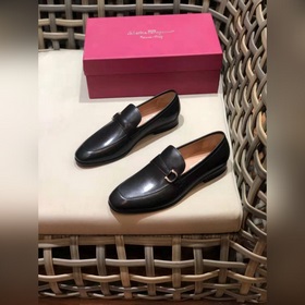 Ferragam* — Ferragamo Высокая версия, кожаная подошва, деловые и 