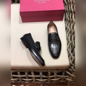 Ferragam* — Ferragamo Высокая версия, кожаная подошва, деловые и 