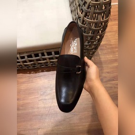 Ferragam* — Ferragamo Высокая версия, кожаная подошва, деловые и 