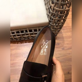 Ferragam* — Ferragamo Высокая версия, кожаная подошва, деловые и 