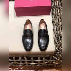 Ferragam* — Ferragamo Высокая версия, кожаная подошва, деловые и
