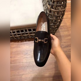 Ferragam* — Ferragamo Высокая версия, кожаная подошва, деловые и 
