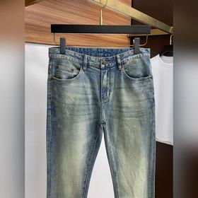 Gucci 25ss весна-лето, новая коллекция для мужчин, прямые джинсы 