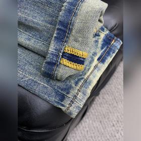 Gucci 25ss весна-лето, новая коллекция для мужчин, прямые джинсы 
