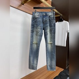 Gucci 25ss весна-лето, новая коллекция для мужчин, прямые джинсы 