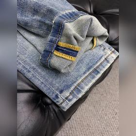 Gucci 25ss весна-лето, новая коллекция для мужчин, прямые джинсы 