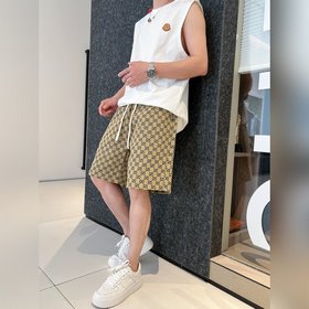 Gucci, с тремя этикетками, летние мужские шорты 2025 года, высоко
