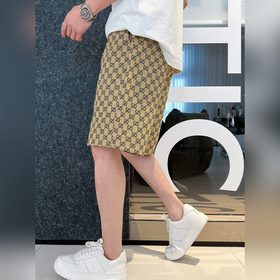 Gucci, с тремя этикетками, летние мужские шорты 2025 года, высоко
