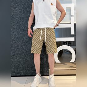 Gucci, с тремя этикетками, летние мужские шорты 2025 года, высоко