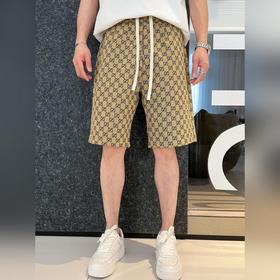 Gucci, с тремя этикетками, летние мужские шорты 2025 года, высоко