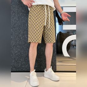 Gucci, с тремя этикетками, летние мужские шорты 2025 года, высоко