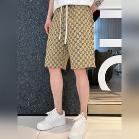 Gucci, с тремя этикетками, летние мужские шорты 2025 года, высоко