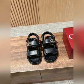 Новые пляжные сандалии Gucci с застежкой-липучкой, двойной пряжко
