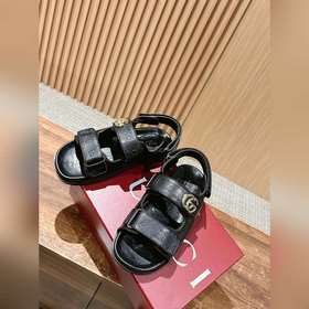 Новые пляжные сандалии Gucci с застежкой-липучкой, двойной пряжко