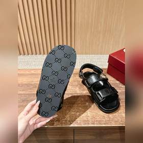 Новые пляжные сандалии Gucci с застежкой-липучкой, двойной пряжко
