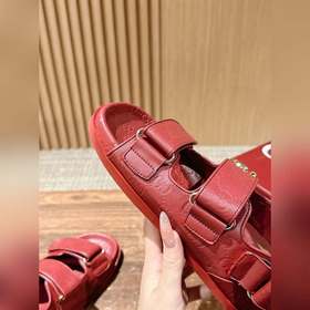 Новые пляжные сандалии Gucci с застежкой-липучкой, двойной пряжко