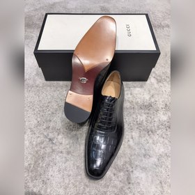 Классические мужские туфли Gucci в стиле оксфорд для делового кос