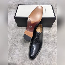 Классические мужские туфли Gucci в стиле оксфорд для делового кос