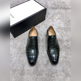 Классические мужские туфли Gucci в стиле оксфорд для делового кос