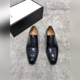 Классические мужские туфли Gucci в стиле оксфорд для делового кос