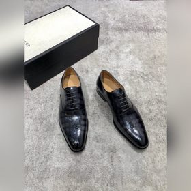 Классические мужские туфли Gucci в стиле оксфорд для делового кос