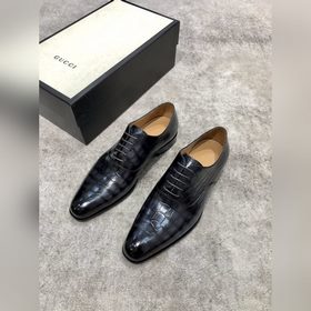 Классические мужские туфли Gucci в стиле оксфорд для делового кос