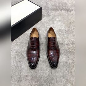 Классические мужские туфли Gucci в стиле оксфорд для делового кос