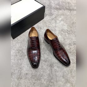 Классические мужские туфли Gucci в стиле оксфорд для делового кос